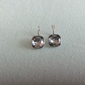 Swarovski Crystal Leverback Earrings
